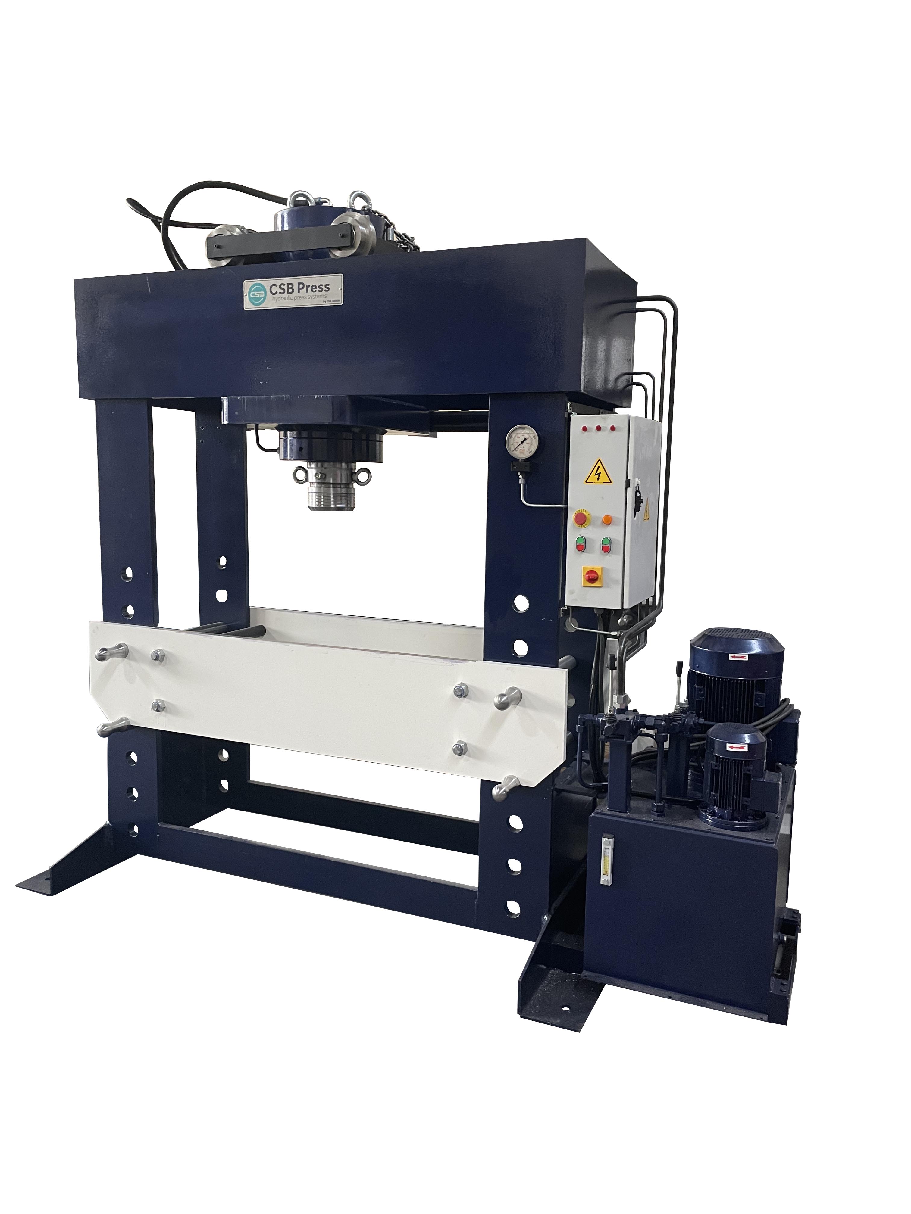  || CSB Press Hydraulic Press Systems | Production Presses, Workshop Presses, Workshop Standard Presses, Workshop Folding Presses, Special Type Presses, Hose Crimping and Other Presses - Double Acting / Lamination Presses - H Type | HD, Single Acting H Type Presses | H, Single Acting Column Type Presses | CO, C Type Single Acting Presses | CS, C Type Single Acting Presses | C, C Type Double Acting / Lamination Presses | CD, Hot Presses / Smc Presses | HH, Hydraulic Portal Straightening Press | HP, H Type Hydraulic Press / Eco Model Hdt | WSP-H, Workshop Press | WSP60, Workshop Press | WSP60, Workshop Press | WSP100, Workshop Press | WSP120, Workshop Press | WSP160, Workshop Press | WSP180, Workshop Press | WSP200, Workshop Press | WSP250, Workshop Press | WSP300, Workshop Press | WSP400, Workshop Press | WSP500, Workshop Press - Manual | WSP20, Workshop Press - Manual | WSP30, Workshop Press | WSP20, Workshop Press | WSP30, Workshop Press | WSPB, Special Type Presses, Hydraulic Hose Crimping Presses | CCP72, Hydraulic Hose Crimping Presses | CCP101, NC Controlled Hose Crimping Press | CSP103, Hydraulic Hose Crimping Presses | CCP39, Pipe Forming Machine | CPFM, Hydraulic Hose Cutting and Stripping Press | CKS, Trim Press, Coil Cutting Press, Forklift Tire Removing-Installing Press, Plate Stamping Press