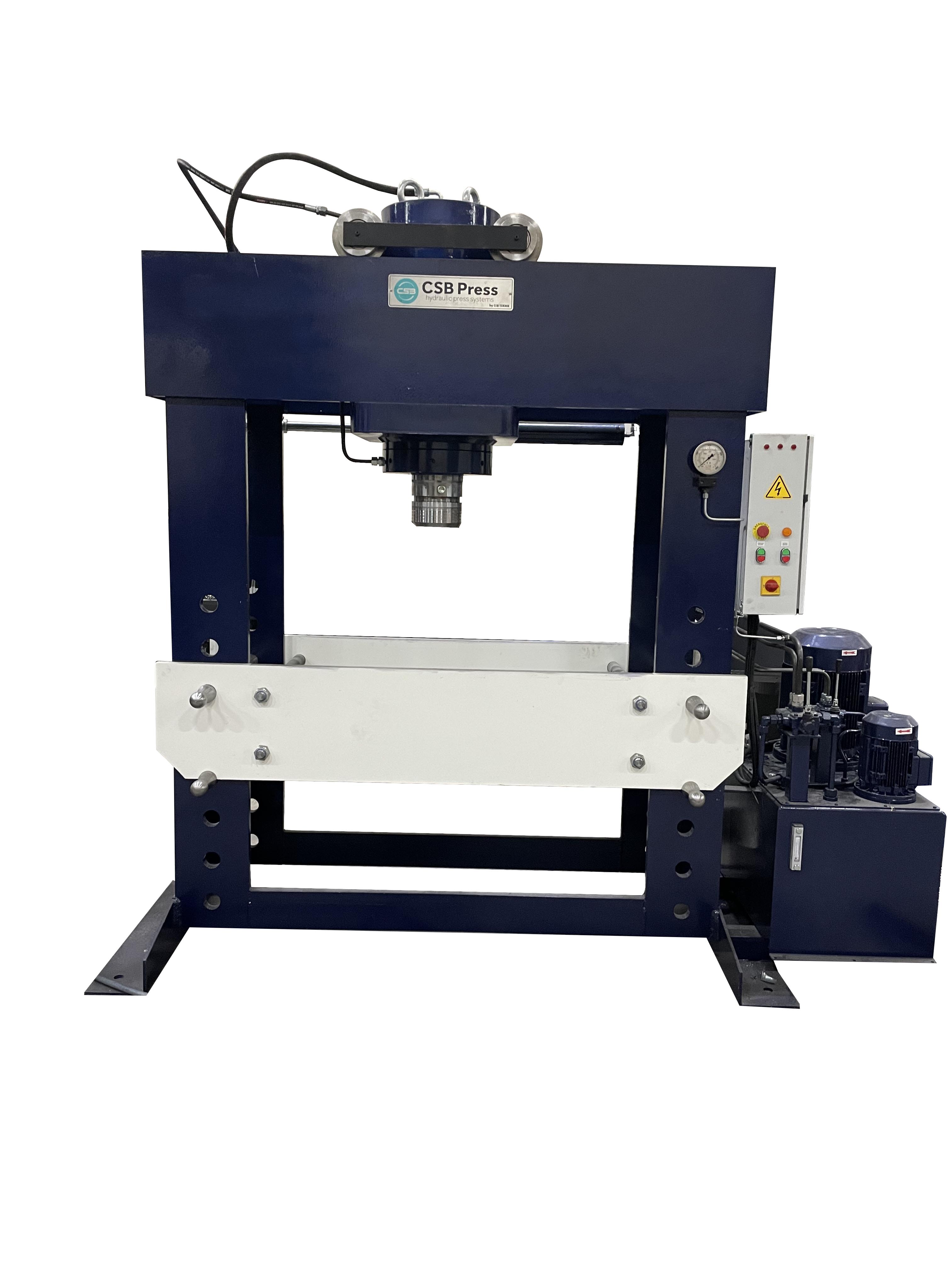 CSB Press Hydraulic Press Systems |  CSBPRES   Production Hydraulic Presses, Workshop Hydraulic Presses, Standard Type Workshop Hydraulic Presses, Bending Type Workshop Hydraulic Presses, Special Type Hydraulic Presses, Hose Crimping and Other Presses – Double Acting / Deep Drawing Hydraulic Presses – H Type | HD, Single Acting H Type Presses | H, Single Acting Column Type Presses | CO, Single Acting C Type Presses | CS, Single Acting C Type Presses | C, Double Acting / Deep Drawing C Type Presses | CD, Hot Presses / SMC Presses | HH, Hydraulic Portal Straightening Press | HP, H Type Hydraulic Press / Eco Model HDT | WSP-H, Workshop Type Press | WSP60, Workshop Type Press | WSP60, Workshop Type Press | WSP100, Workshop Type Press | WSP120, Workshop Type Press | WSP160, Workshop Type Press | WSP180, Workshop Type Press | WSP200, Workshop Type Press | WSP250, Workshop Type Press | WSP300, Workshop Type Press | WSP400, Workshop Type Press | WSP500, Manual Workshop Type Press | WSP20, Manual Workshop Type Press | WSP30, Workshop Type Press | WSP20, Workshop Type Press | WSP30, Workshop Type Press | WSPB, Special Type Presses, Hydraulic Hose Crimping Presses | CCP72, Hydraulic Hose Crimping Presses | CCP101, NC Controlled Hose Crimping Press | CSP103, Hydraulic Hose Crimping Presses | CCP39, Pipe Forming Machine | CPFM, Hydraulic Hose Cutting and Stripping Press | CKS, Trimming Press, Coil Cutting Press, Forklift Tire Dismounting-Mounting Press, Plate Press, Tire Baling Press, Recycling Machines, Tire Recycling, Recycling Baling Machines, CSB Press, High-Tonnage 2-Axis Servo Backgauge Press Brake