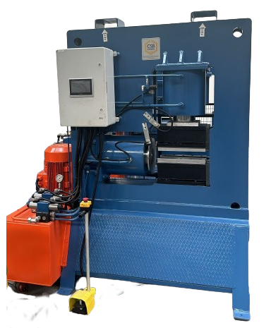 CSB Press Hydraulic Press Systems |  CSBPRES   Production Hydraulic Presses, Workshop Hydraulic Presses, Standard Type Workshop Hydraulic Presses, Bending Type Workshop Hydraulic Presses, Special Type Hydraulic Presses, Hose Crimping and Other Presses – Double Acting / Deep Drawing Hydraulic Presses – H Type | HD, Single Acting H Type Presses | H, Single Acting Column Type Presses | CO, Single Acting C Type Presses | CS, Single Acting C Type Presses | C, Double Acting / Deep Drawing C Type Presses | CD, Hot Presses / SMC Presses | HH, Hydraulic Portal Straightening Press | HP, H Type Hydraulic Press / Eco Model HDT | WSP-H, Workshop Type Press | WSP60, Workshop Type Press | WSP60, Workshop Type Press | WSP100, Workshop Type Press | WSP120, Workshop Type Press | WSP160, Workshop Type Press | WSP180, Workshop Type Press | WSP200, Workshop Type Press | WSP250, Workshop Type Press | WSP300, Workshop Type Press | WSP400, Workshop Type Press | WSP500, Manual Workshop Type Press | WSP20, Manual Workshop Type Press | WSP30, Workshop Type Press | WSP20, Workshop Type Press | WSP30, Workshop Type Press | WSPB, Special Type Presses, Hydraulic Hose Crimping Presses | CCP72, Hydraulic Hose Crimping Presses | CCP101, NC Controlled Hose Crimping Press | CSP103, Hydraulic Hose Crimping Presses | CCP39, Pipe Forming Machine | CPFM, Hydraulic Hose Cutting and Stripping Press | CKS, Trimming Press, Coil Cutting Press, Forklift Tire Dismounting-Mounting Press, Plate Press, Tire Baling Press, Recycling Machines, Tire Recycling, Recycling Baling Machines, CSB Press, High-Tonnage 2-Axis Servo Backgauge Press Brake