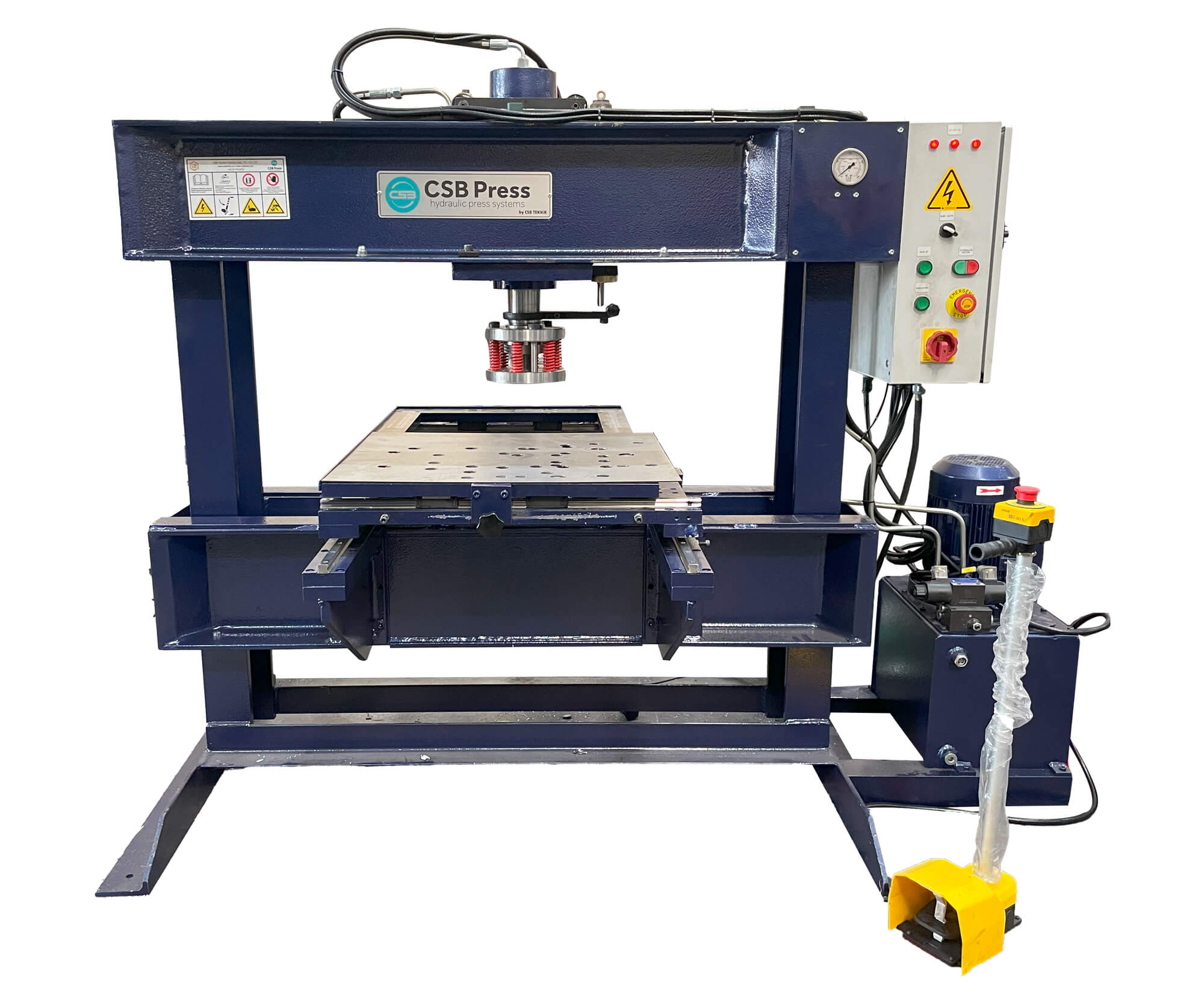  || CSB Press Hydraulic Press Systems | Production Presses, Workshop Presses, Workshop Standard Presses, Workshop Folding Presses, Special Type Presses, Hose Crimping and Other Presses - Double Acting / Lamination Presses - H Type | HD, Single Acting H Type Presses | H, Single Acting Column Type Presses | CO, C Type Single Acting Presses | CS, C Type Single Acting Presses | C, C Type Double Acting / Lamination Presses | CD, Hot Presses / Smc Presses | HH, Hydraulic Portal Straightening Press | HP, H Type Hydraulic Press / Eco Model Hdt | WSP-H, Workshop Press | WSP60, Workshop Press | WSP60, Workshop Press | WSP100, Workshop Press | WSP120, Workshop Press | WSP160, Workshop Press | WSP180, Workshop Press | WSP200, Workshop Press | WSP250, Workshop Press | WSP300, Workshop Press | WSP400, Workshop Press | WSP500, Workshop Press - Manual | WSP20, Workshop Press - Manual | WSP30, Workshop Press | WSP20, Workshop Press | WSP30, Workshop Press | WSPB, Special Type Presses, Hydraulic Hose Crimping Presses | CCP72, Hydraulic Hose Crimping Presses | CCP101, NC Controlled Hose Crimping Press | CSP103, Hydraulic Hose Crimping Presses | CCP39, Pipe Forming Machine | CPFM, Hydraulic Hose Cutting and Stripping Press | CKS, Trim Press, Coil Cutting Press, Forklift Tire Removing-Installing Press, Plate Stamping Press