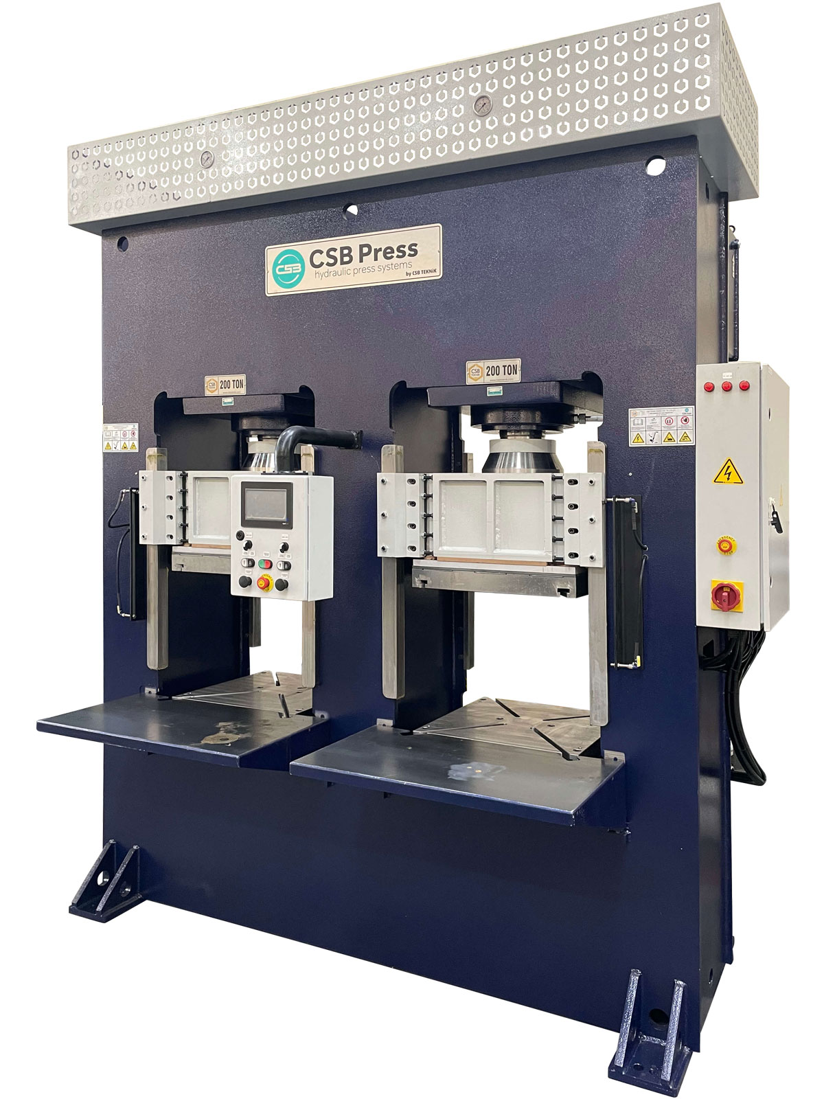 CSB Press Hydraulic Press Systems | Production Presses, Workshop Presses, Workshop Standard Presses, Workshop Folding Presses, Special Type Presses, Hose Crimping and Other Presses - Double Acting / Lamination Presses - H Type | HD, Single Acting H Type Presses | H, Single Acting Column Type Presses | CO, C Type Single Acting Presses | CS, C Type Single Acting Presses | C, C Type Double Acting / Lamination Presses | CD, Hot Presses / Smc Presses | HH, Hydraulic Portal Straightening Press | HP, H Type Hydraulic Press / Eco Model Hdt | WSP-H, Workshop Press | WSP60, Workshop Press | WSP60, Workshop Press | WSP100, Workshop Press | WSP120, Workshop Press | WSP160, Workshop Press | WSP180, Workshop Press | WSP200, Workshop Press | WSP250, Workshop Press | WSP300, Workshop Press | WSP400, Workshop Press | WSP500, Workshop Press - Manual | WSP20, Workshop Press - Manual | WSP30, Workshop Press | WSP20, Workshop Press | WSP30, Workshop Press | WSPB, Special Type Presses, Hydraulic Hose Crimping Presses | CCP72, Hydraulic Hose Crimping Presses | CCP101, NC Controlled Hose Crimping Press | CSP103, Hydraulic Hose Crimping Presses | CCP39, Pipe Forming Machine | CPFM, Hydraulic Hose Cutting and Stripping Press | CKS, Trim Press, Coil Cutting Press, Forklift Tire Removing-Installing Press, Plate Stamping Press